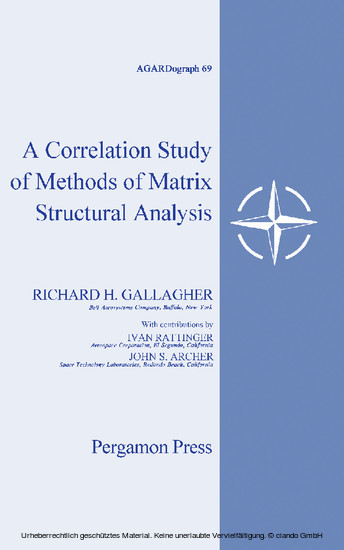 A Correlation Study of Methods of Matrix Structural Analysis main product photo