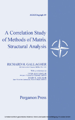 A Correlation Study of Methods of Matrix Structural Analysis