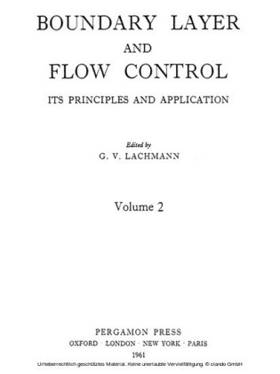 Boundary Layer and Flow Control