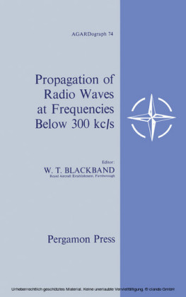 Propagation of Radio Waves at Frequencies below 300 Kc/s