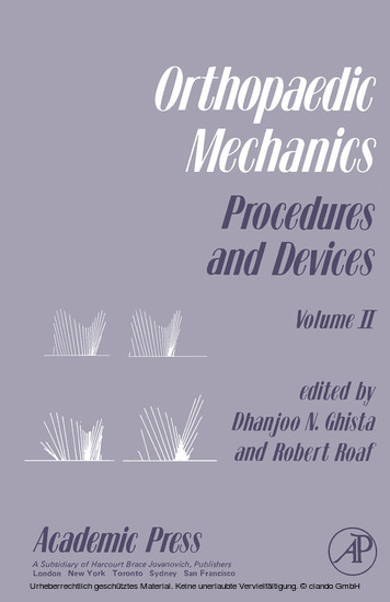 Orthopaedic Mechanics main product photo