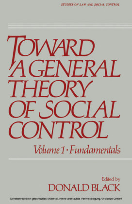 Toward a General Theory of Social Control