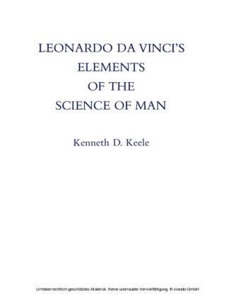 Leonardo Da Vinci's Elements of the Science of Man