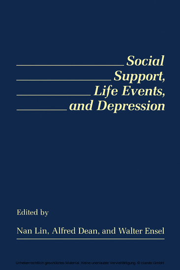 Social Support, Life Events, and Depression main product photo