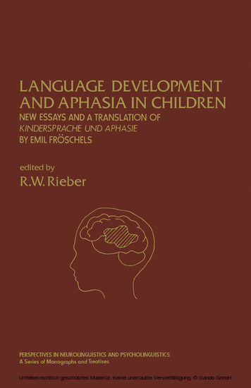 Language Development and Aphasia in Children main product photo