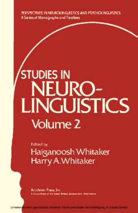 Studies in Neurolinguistics