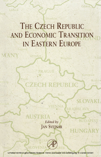 The Czech Republic and Economic Transition in Eastern Europe main product photo