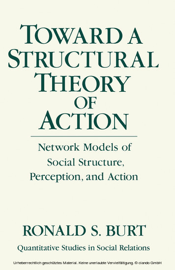 Toward a Structural Theory of Action main product photo