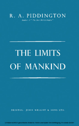 The Limits of Mankind