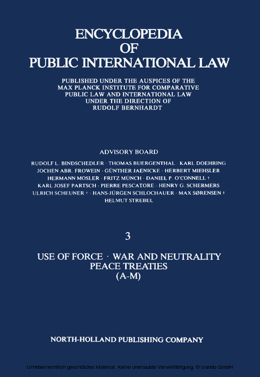 Use of Force · War and Neutrality Peace Treaties (A-M) main product photo