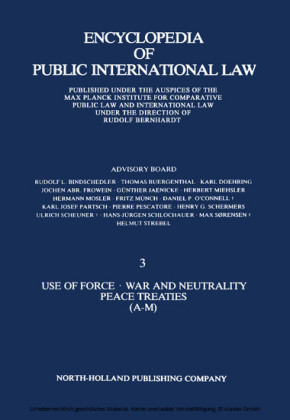 Use of Force · War and Neutrality Peace Treaties (A-M)