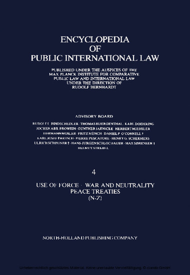 Use of Force · War and Neutrality Peace Treaties (N-Z) main product photo