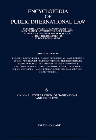 Regional Cooperation, Organizations and Problems main product photo