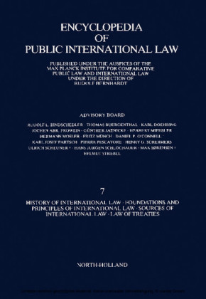 History of International Law · Foundations and Principles of International Law · Sources of International Law · Law of Treaties