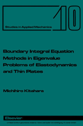 Boundary Integral Equation Methods in Eigenvalue Problems of Elastodynamics and Thin Plates