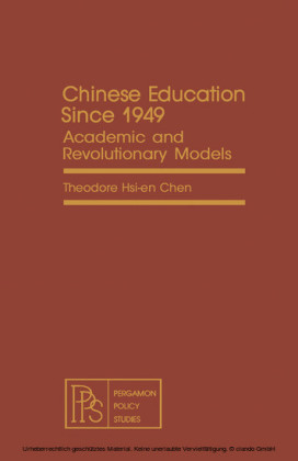 Chinese Education Since 1949