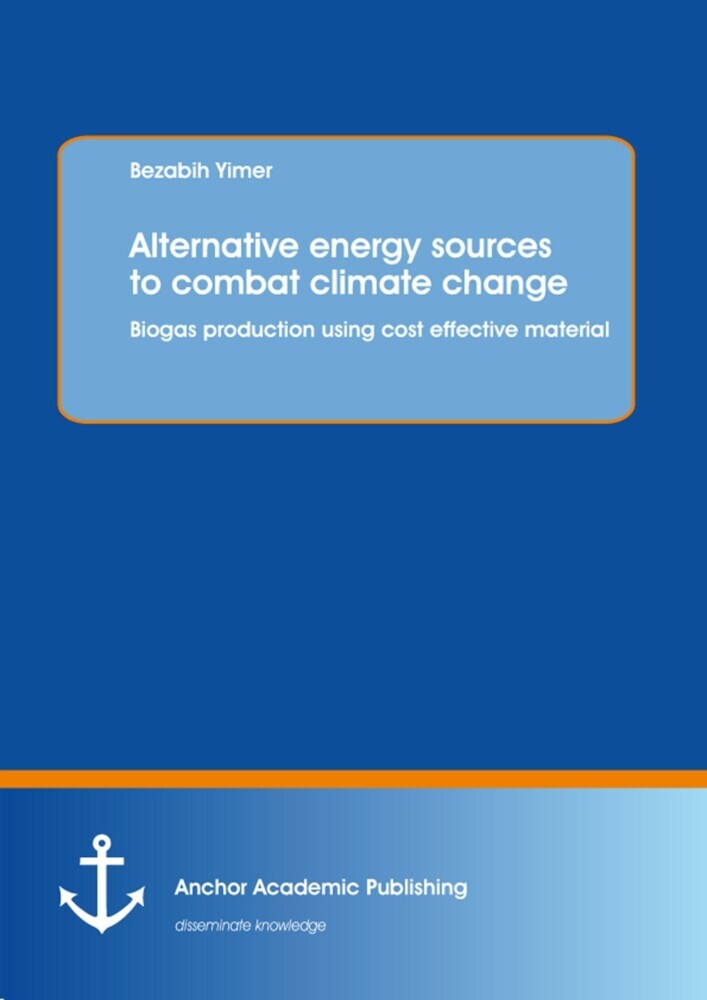 Alternative energy sources to combat climate change: Biogas production using cost effective material main product photo