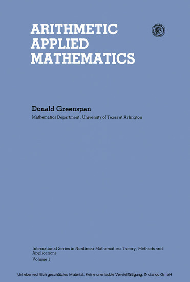 Arithmetic Applied Mathematics main product photo