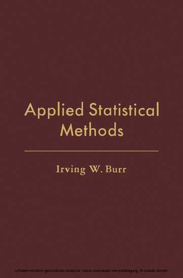 Applied Statistical Methods main product photo
