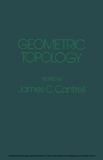 Geometric Topology main product photo