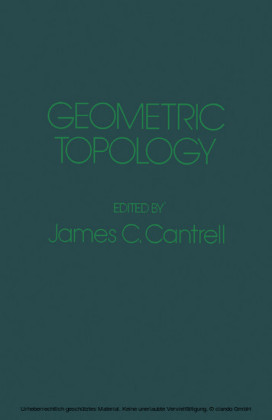 Geometric Topology