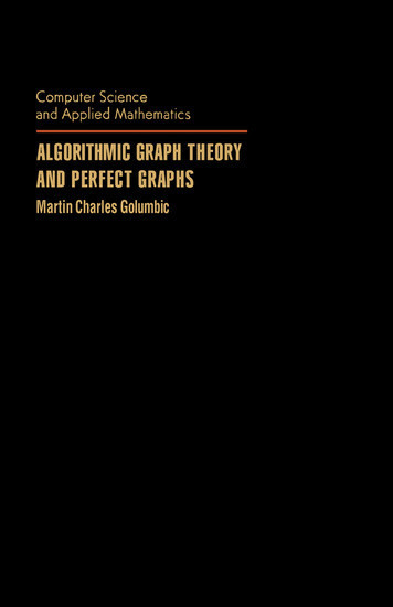 Algorithmic Graph Theory and Perfect Graphs main product photo