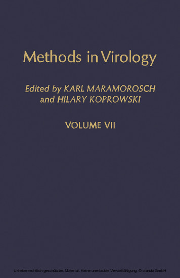 Methods in Virology main product photo