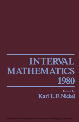 Interval Mathematics 1980