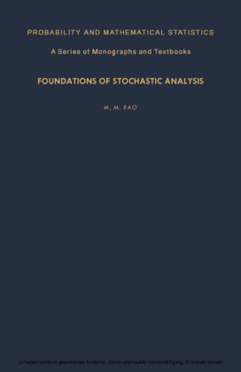 Foundations of Stochastic Analysis