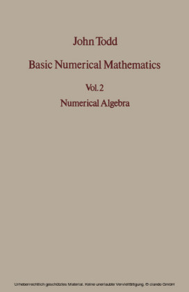 Numerical Algebra