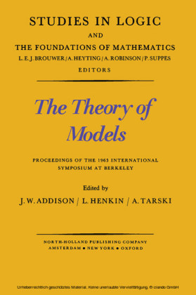 The Theory of Models