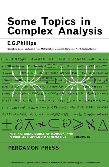 Some Topics in Complex Analysis main product photo