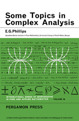 Some Topics in Complex Analysis