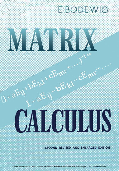 Matrix Calculus main product photo