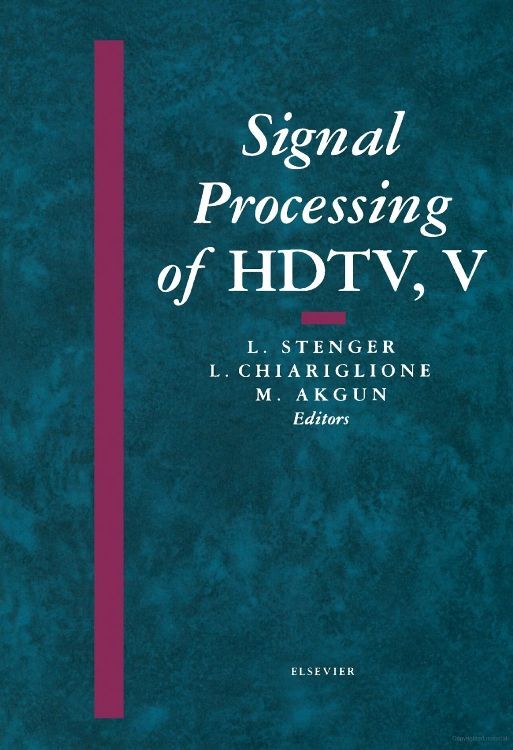 Signal Processing of HDTV, V main product photo