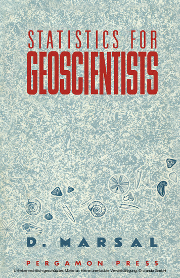 Statistics for Geoscientists main product photo