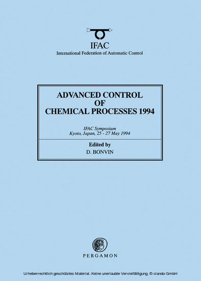 Advanced Control of Chemical Processes 1994 main product photo