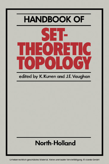 Handbook of Set-Theoretic Topology main product photo