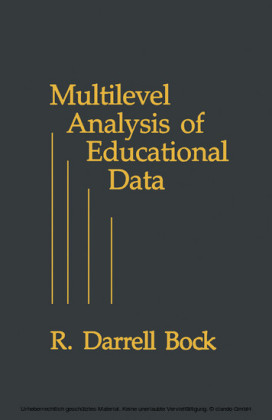 Multilevel Analysis of Educational Data