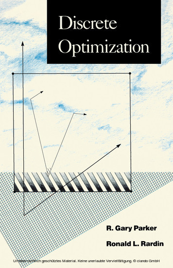 Discrete Optimization main product photo