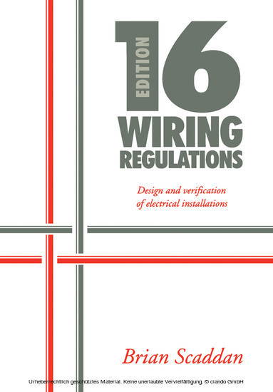 16th Edition IEE Wiring Regulations: Design and Verification of Electrical Installations main product photo