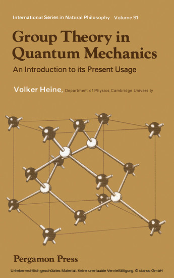 Group Theory in Quantum Mechanics main product photo