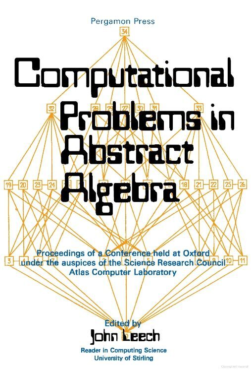Computational Problems in Abstract Algebra main product photo