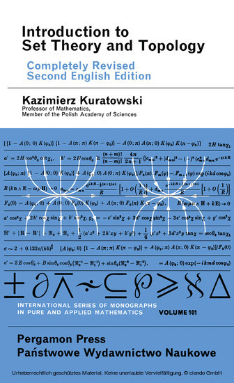 Introduction to Set Theory and Topology main product photo
