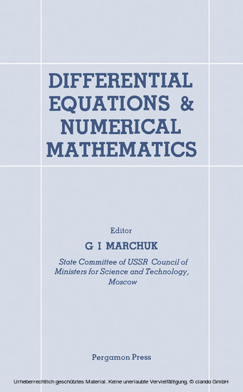 Differential Equations and Numerical Mathematics main product photo