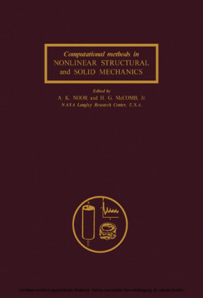 Computational Methods in Nonlinear Structural and Solid Mechanics
