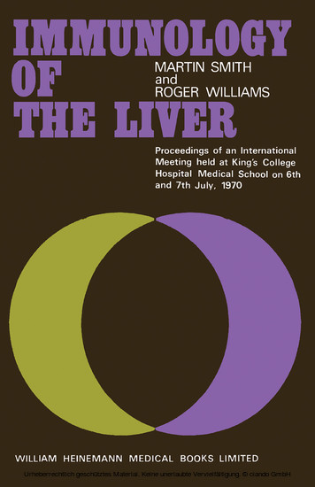 Immunology of the Liver main product photo