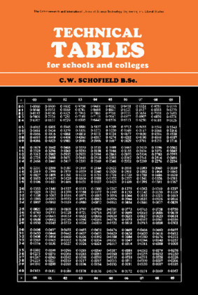 Technical Tables for Schools and Colleges