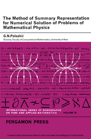 The Method of Summary Representation for Numerical Solution of Problems of Mathematical Physics main product photo