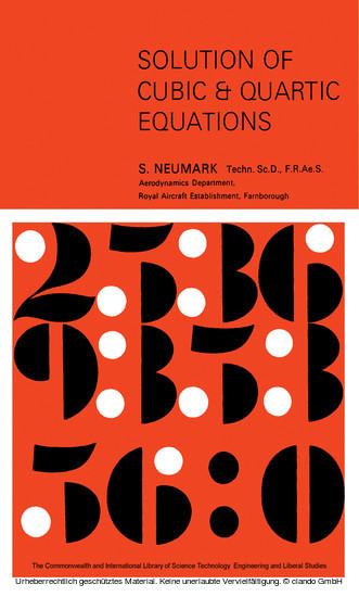 Solution of Cubic and Quartic Equations main product photo